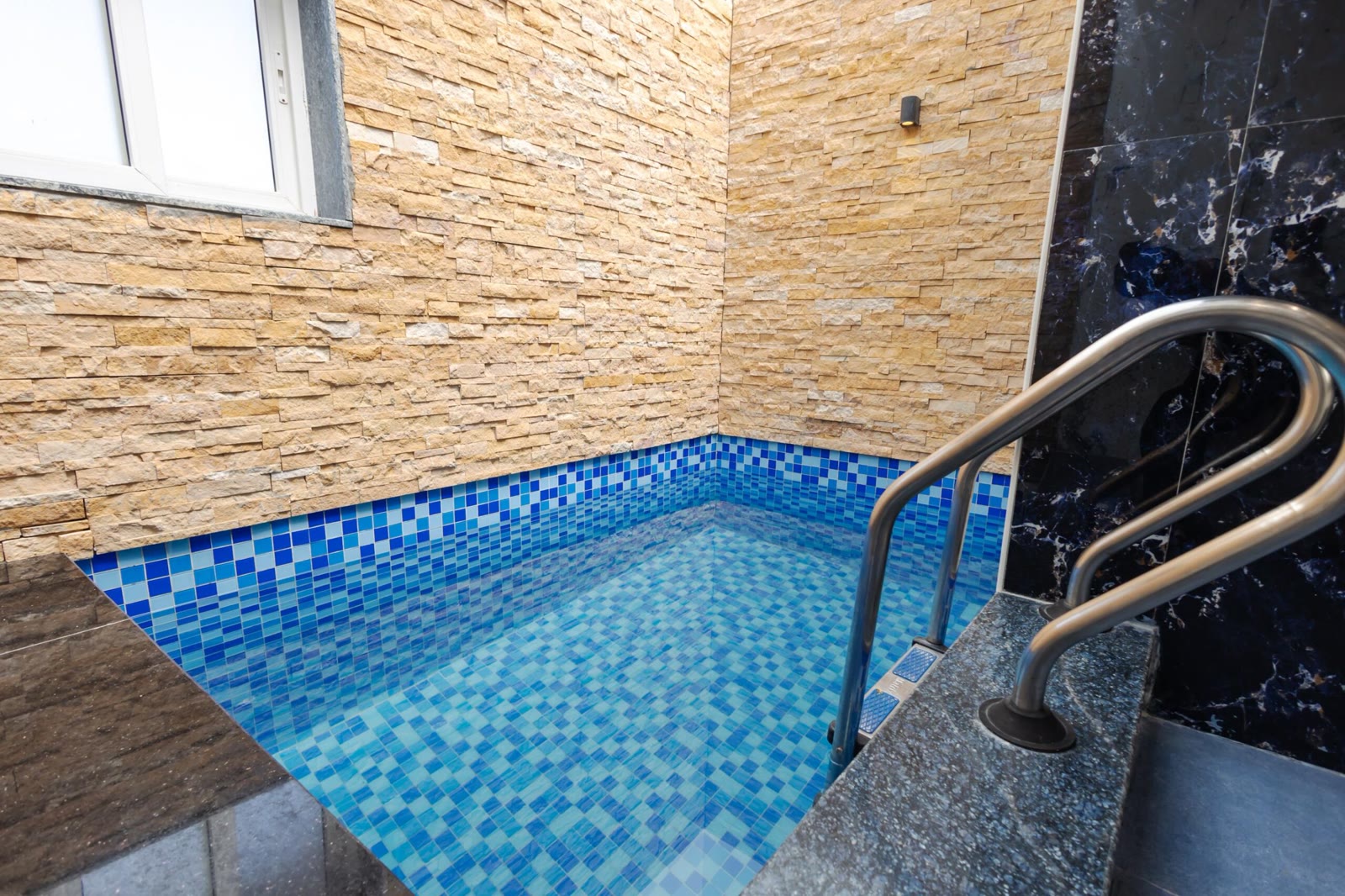 Private Pool Room's plunge pool at Samudra Beach Resorts
